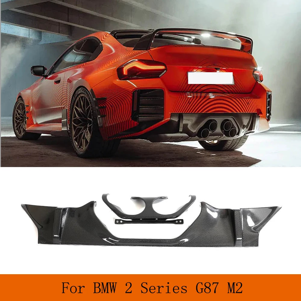 Carbon Fiber Rear Bumper Diffuser for BMW M2 G87 Coupe (2022-2024)