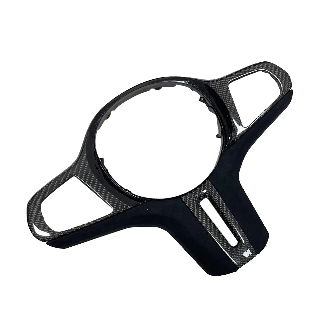 Carbon Fiber Steering Wheel Trim for BMW X3M F97 / X4M F98 / X5M F95 / X6M F96 (2020-2023)