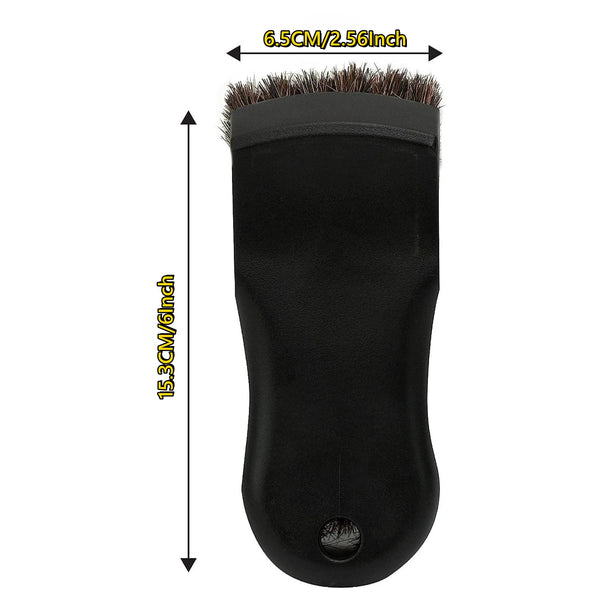 Horsehair Car Detailing Brush - Leather Cleaning Tool