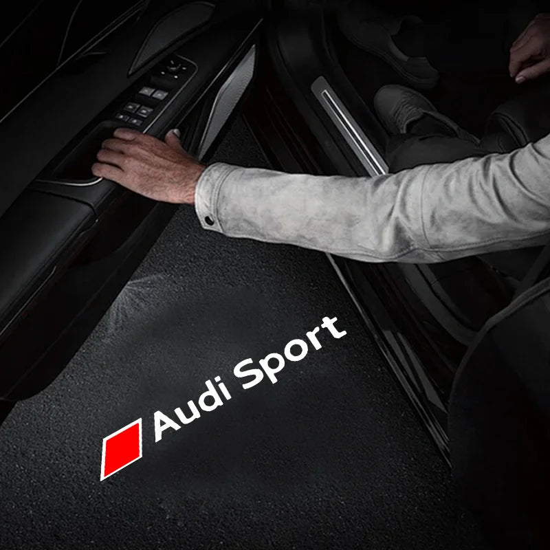 Audi LED Logo Projector Door Welcome Lights - 2 or 4 Pack