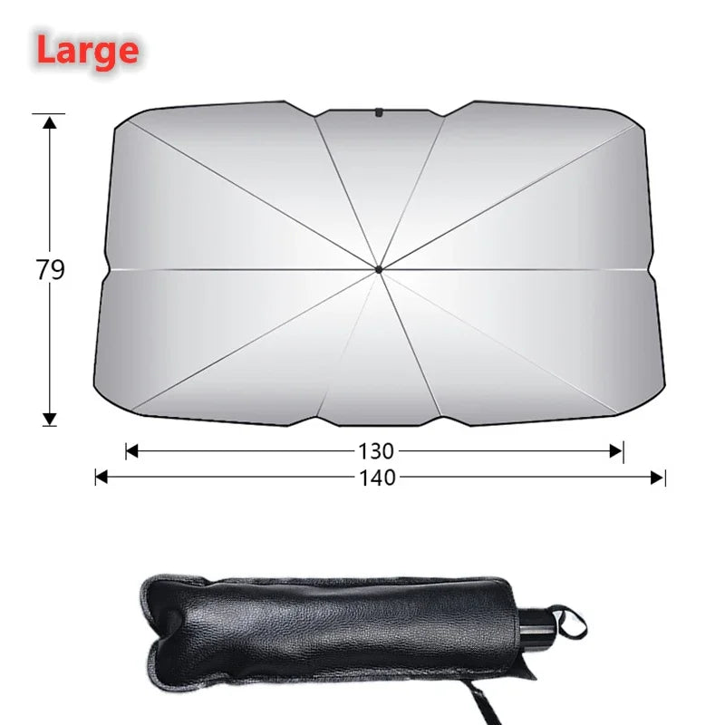 Car Foldable Windshield Sun Shade - UV Protection