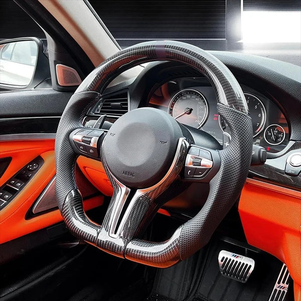 Carbon Fiber Steering Wheel for BMW M3 / M5 / M6 F-Series & E-Series (Various Models)