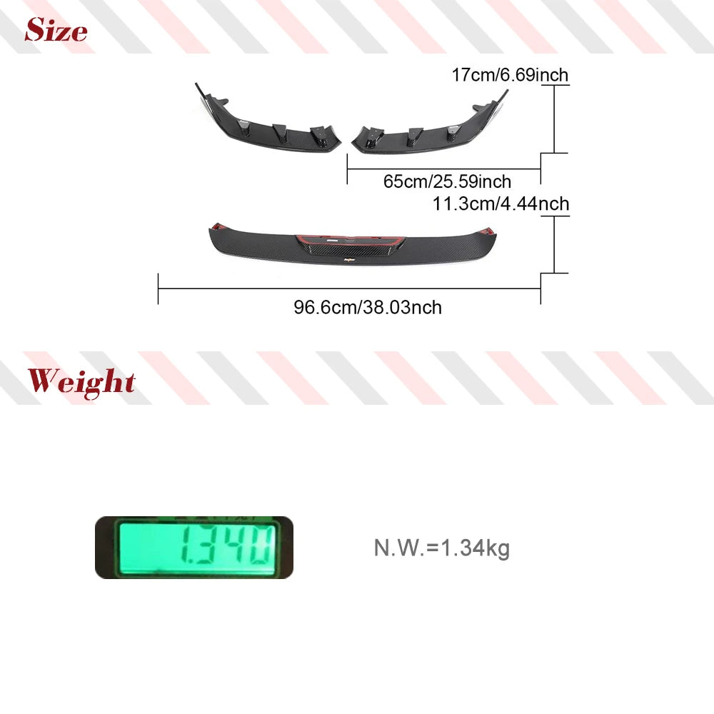 Dry Carbon Fiber Front Lip Body Kit for BMW M2 G87 Coupe (2022-2023)