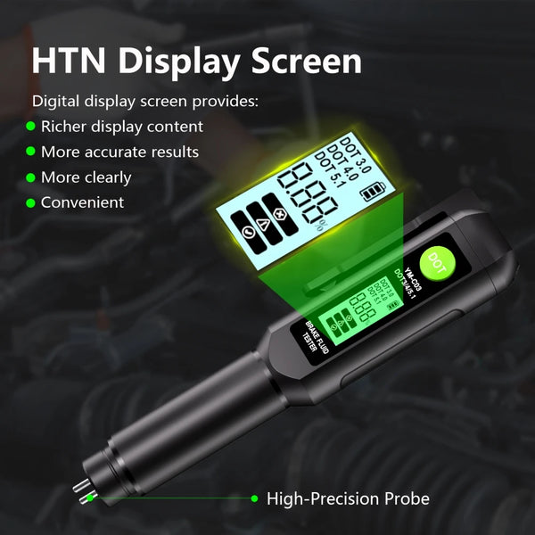 Professional Digital Brake Fluid Tester Pen
