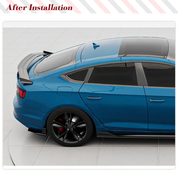 Carbon Fiber Rear Trunk Spoiler Wing for Audi A5 S-Line / S5 B9 Sportback (2017-2019)
