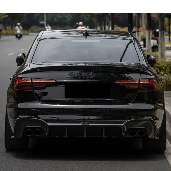 Carbon Fiber Rear Bumper Diffuser for Audi A4 B9.5 S-Line / S4 (2020-2023)