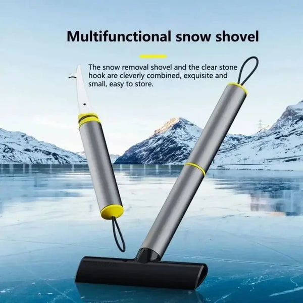 Car Windshield Ice Scraper - Heavy-Duty Frost Removal Tool