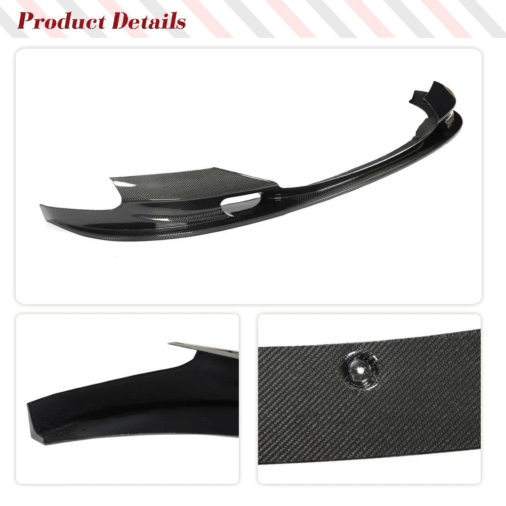 Carbon Fiber Front Bumper Lip Spoiler for BMW M5 F10 Sedan (2011-2016)