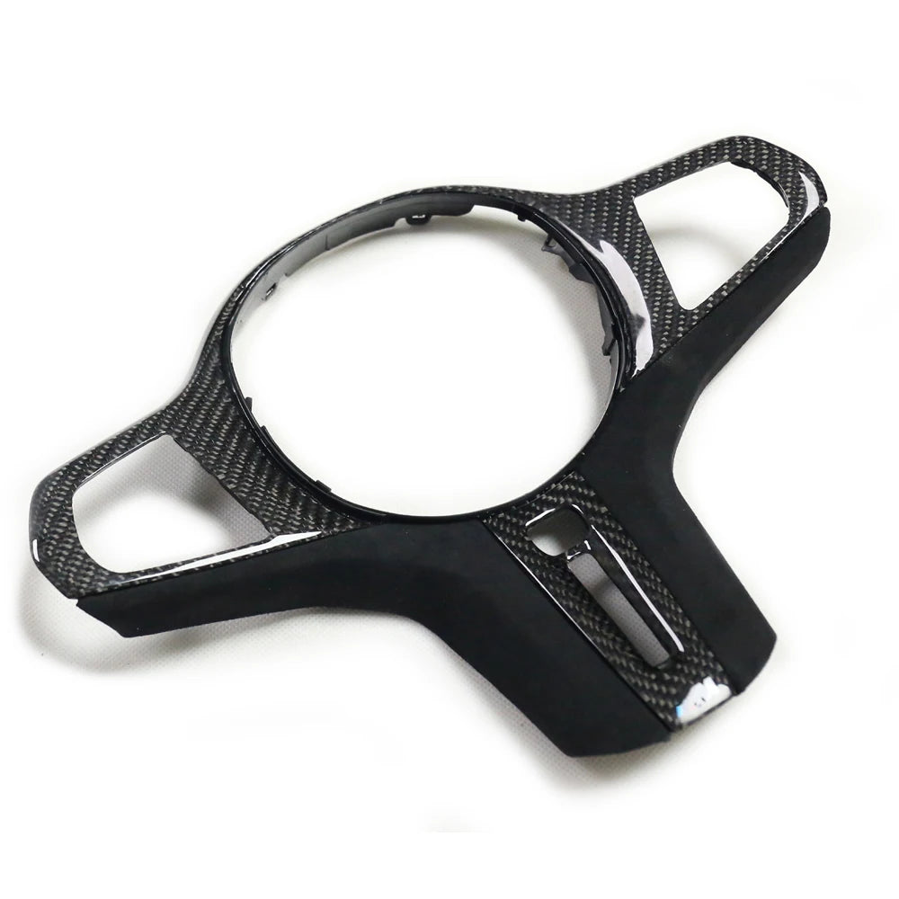 Carbon Fiber Steering Wheel Trim for BMW X3M F97 / X4M F98 / X5M F95 / X6M F96 (2020-2023)
