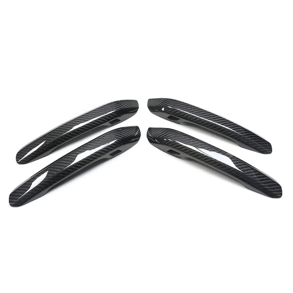 Carbon Fiber Door Handle Covers for Audi A4 B9 / S4 / RS4 / A5 / S5 / RS5 / Q5L (2017-2019)