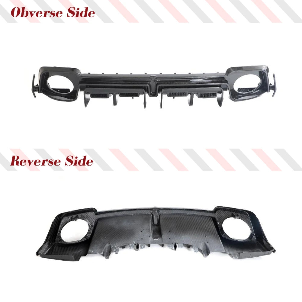 Carbon Fiber Rear Bumper Diffuser Lip Spoiler for Audi R8 V10 GT Performance Coupe (2023)