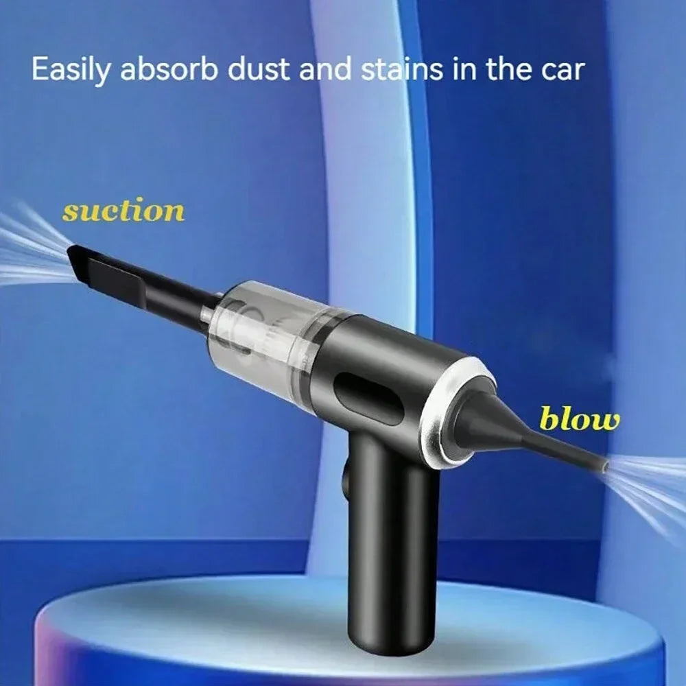 Wireless Handheld Vacuum Cleaner - 120W Cordless Car Vacuum