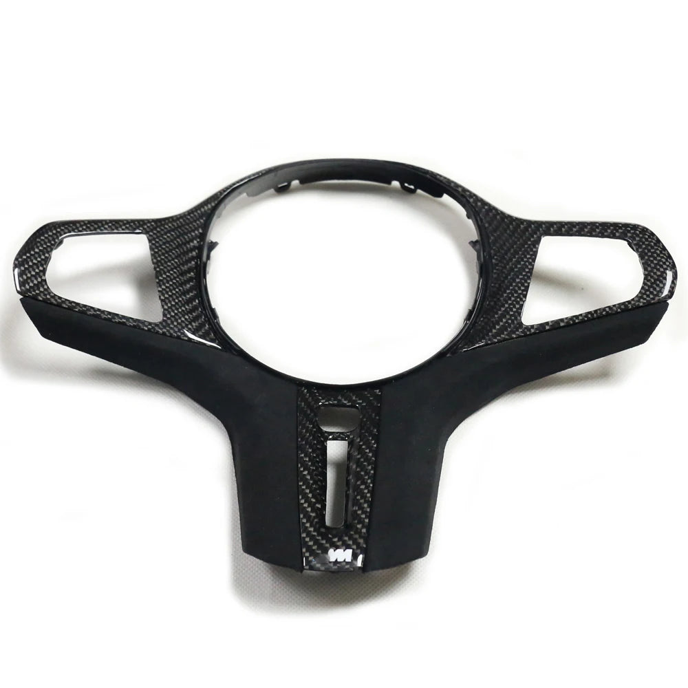 Carbon Fiber Steering Wheel Trim for BMW X3M F97 / X4M F98 / X5M F95 / X6M F96 (2020-2023)