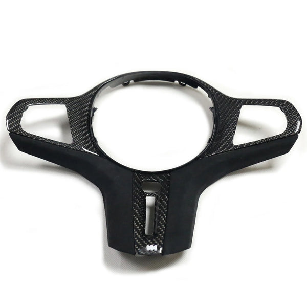 Carbon Fiber Steering Wheel Trim for BMW X3M F97 / X4M F98 / X5M F95 / X6M F96 (2020-2023)
