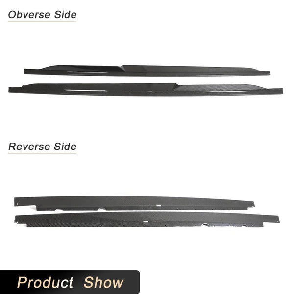 Carbon Fiber Side Skirts Upgrade for Audi R8 (2022-2023)