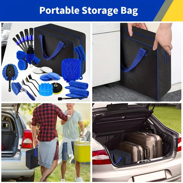 27-Piece Car Wash Kit - Complete Cleaning Set