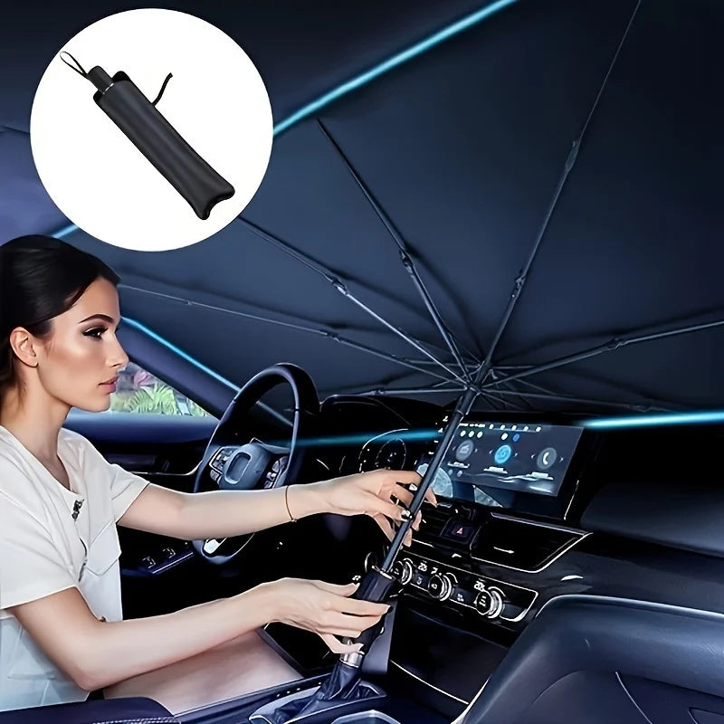 Car Foldable Windshield Sun Shade - UV Protection