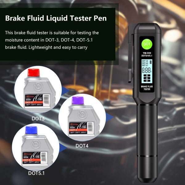 Professional Digital Brake Fluid Tester Pen