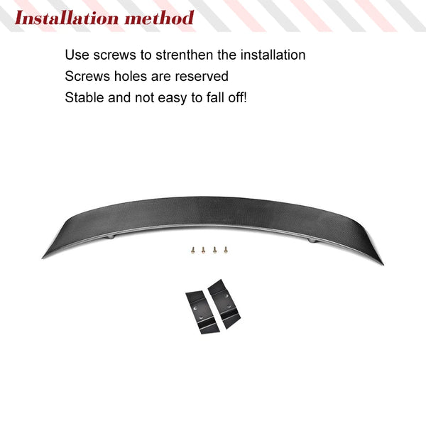 Carbon Fiber Rear Trunk Spoiler for Audi R8 V8 / V10 (2008-2015)