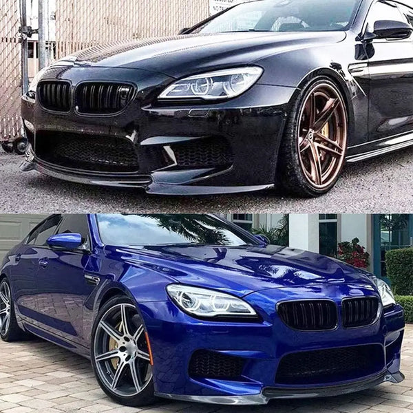 Carbon Fiber 3-Piece Front Lip Splitter for BMW M6 F06 / F12 / F13 (2013-2016)