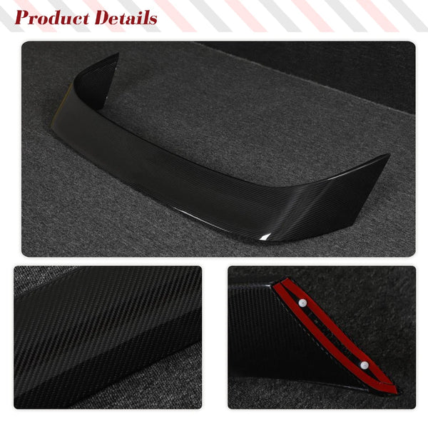 MP Style Dry Carbon Fiber Rear Trunk Spoiler Wing for BMW 2 Series G42 / M2 G87 Coupe (2020-2022)