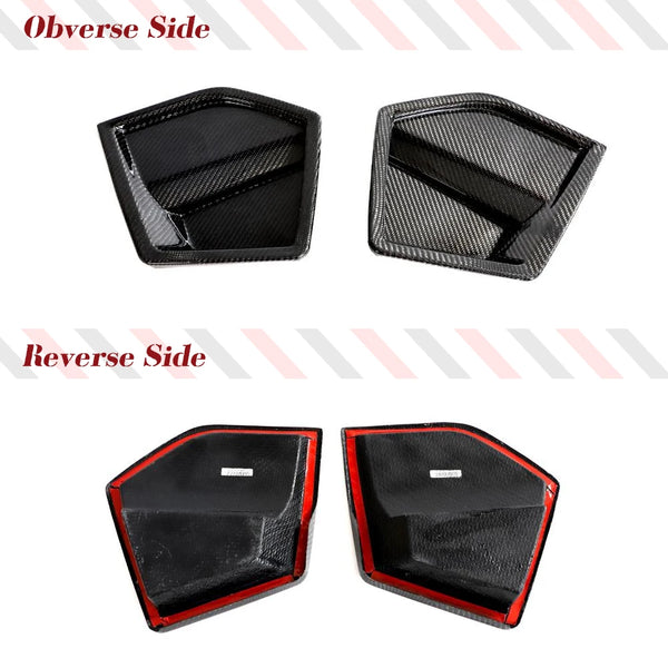 Carbon Fiber Front Bumper Vent Covers for BMW 3 Series G20 / G28 M-Sport Shadow Edition (2022-2023)