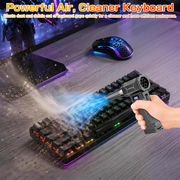 Portable Car Turbo Air Blower - 130,000 RPM Vacuum Cleaner