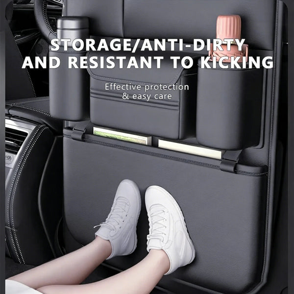 Car Seat Back Storage Organizer - 6-Pocket Multi-Use Holder