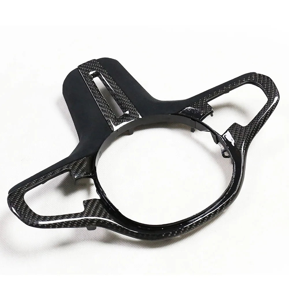 Carbon Fiber Steering Wheel Trim for BMW M5 F90 / X3M F97 / X4M F98 / G-Series 5/6/7 (2018-2019)