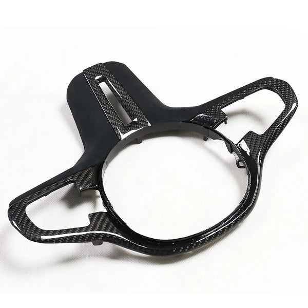 Carbon Fiber Steering Wheel Trim for BMW M5 F90 / X3M F97 / X4M F98 / G-Series 5/6/7 (2018-2019)