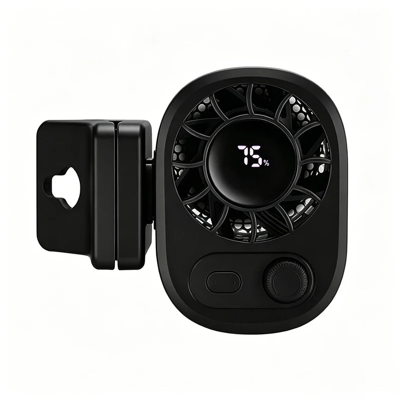 360� Rotatable Clip-On Car Fan - Rechargeable Cooler