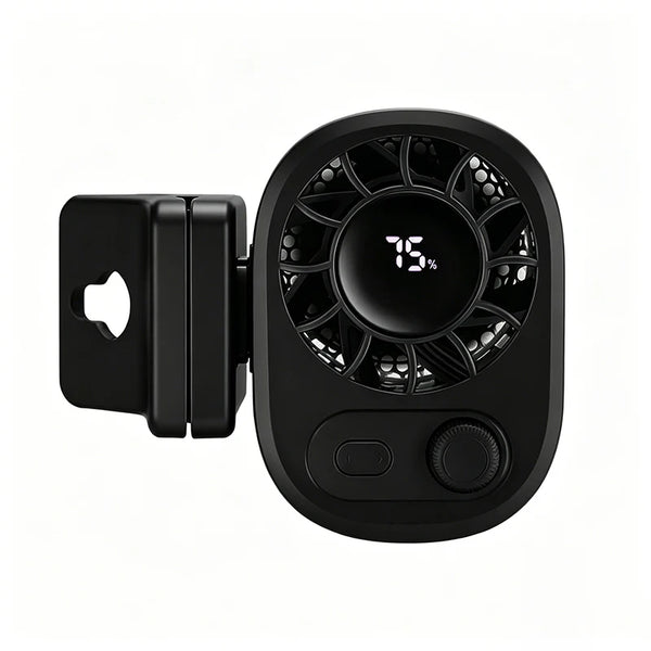 360� Rotatable Clip-On Car Fan - Rechargeable Cooler