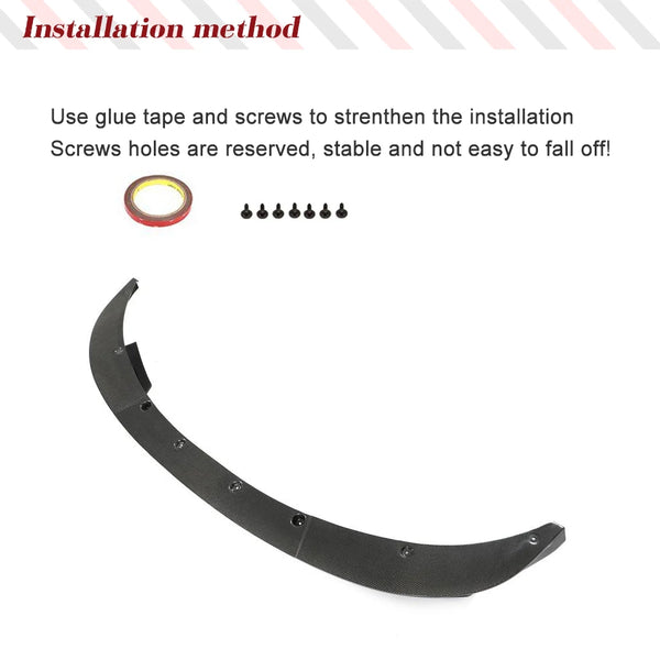 Carbon Fiber Front Bumper Lip Spoiler for BMW M5 F10 Sedan (2011-2016)