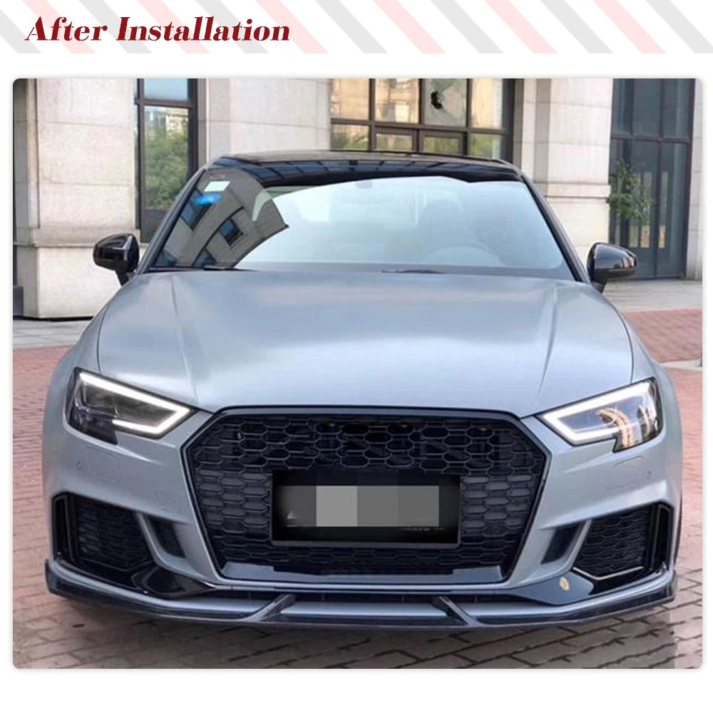Carbon Fiber Front Lip for Audi RS3 Sedan 8V (2017-2019)