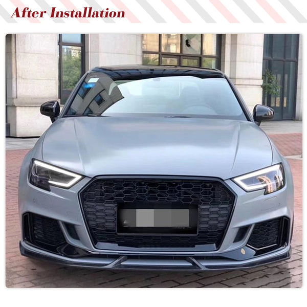 Carbon Fiber Front Lip for Audi RS3 Sedan 8V (2017-2019)