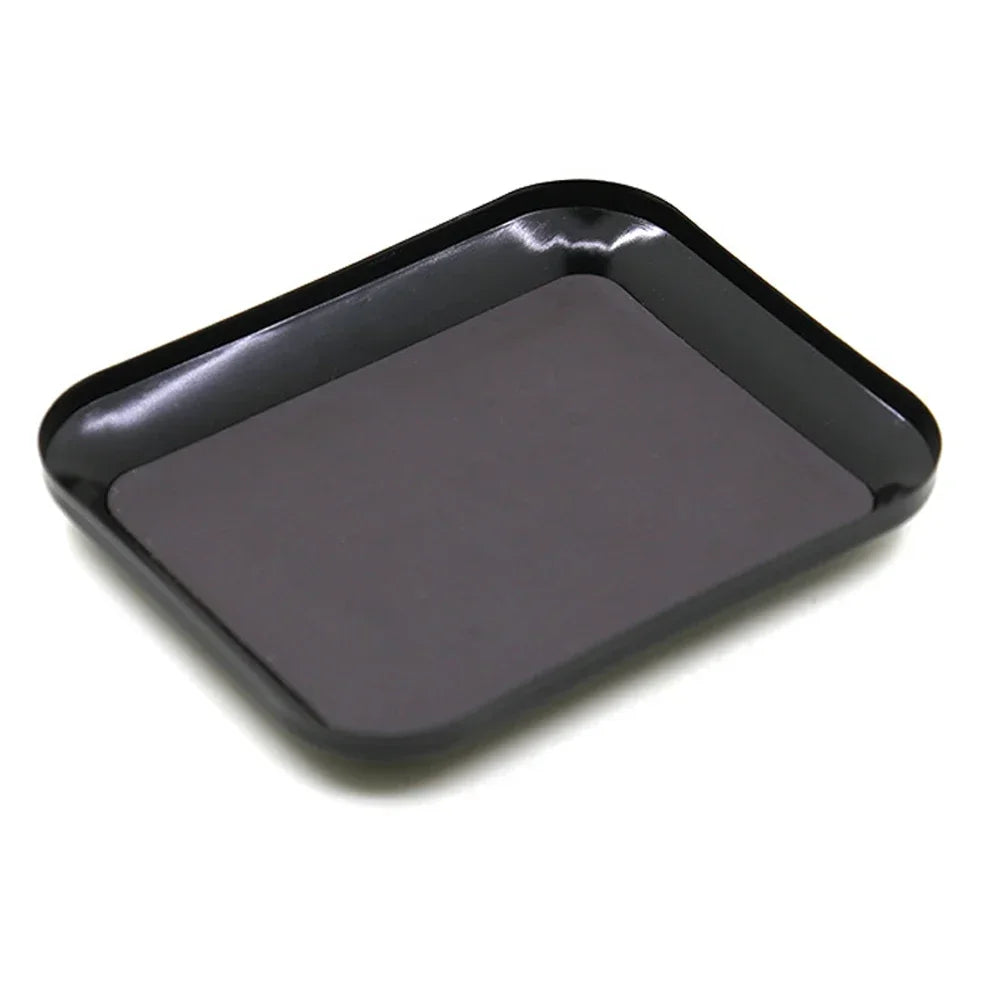 Magnetic Aluminum Screw Tray - Parts Storage Plate