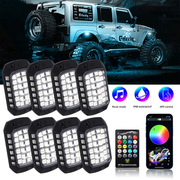 RGB Neon LED Rock Lights - Chassis Underglow Kit