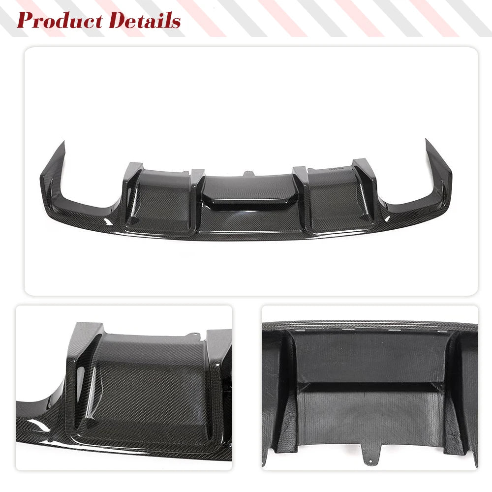 Carbon Fiber Rear Diffuser for Audi A4 S-Line / S4 B8.5 Sedan (2013-2016)