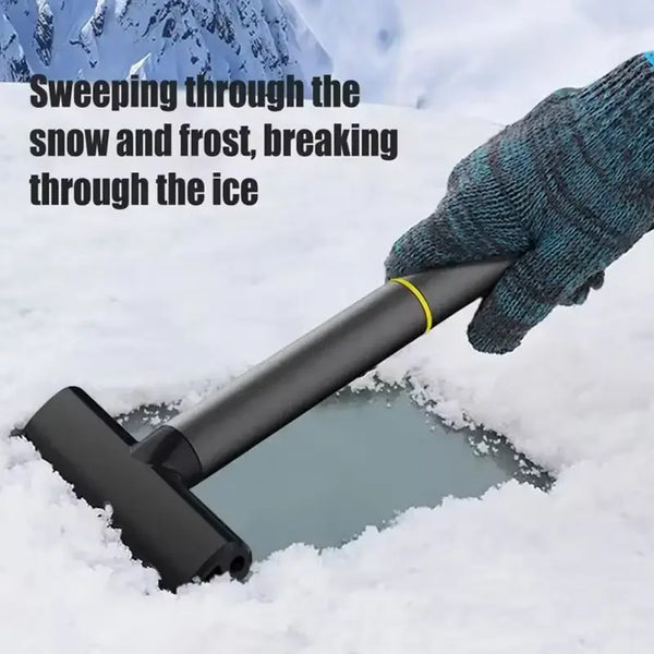 Car Windshield Ice Scraper - Heavy-Duty Frost Removal Tool
