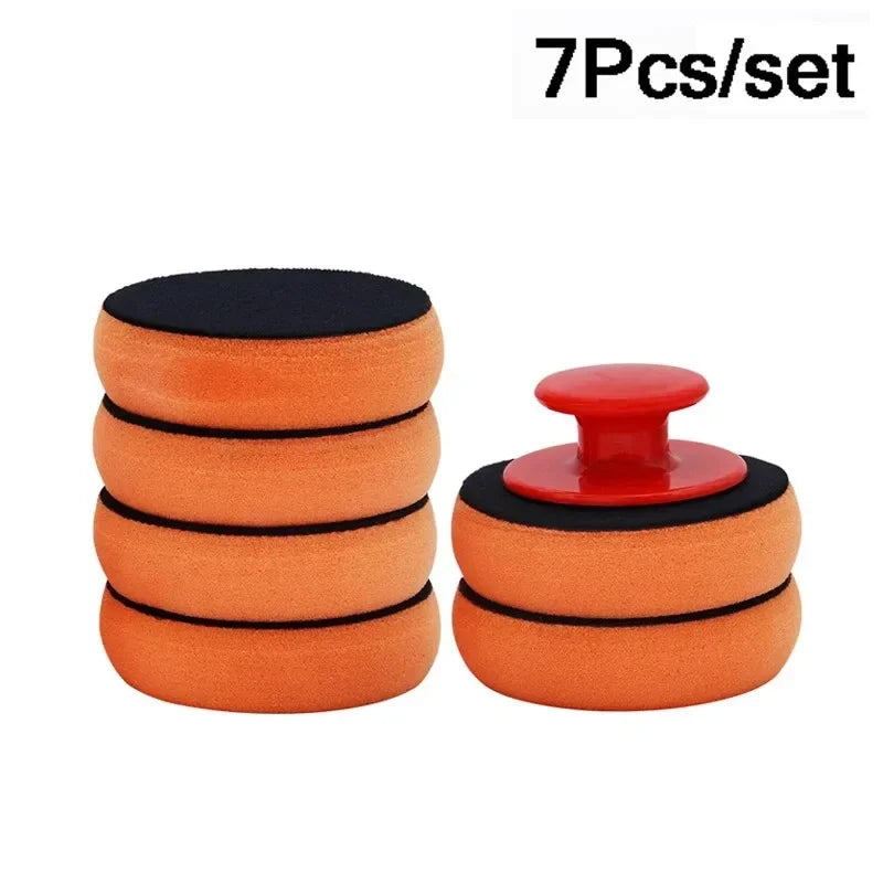 Car Wax Applicator Pads Set - Soft Foam Detailing Pads