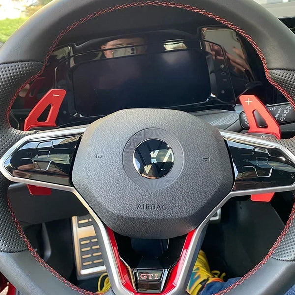 Billet Aluminum Paddle Shifters (V5) for Golf MK8, Jetta, Passat, Tiguan, Atlas, Polo, Arteon
