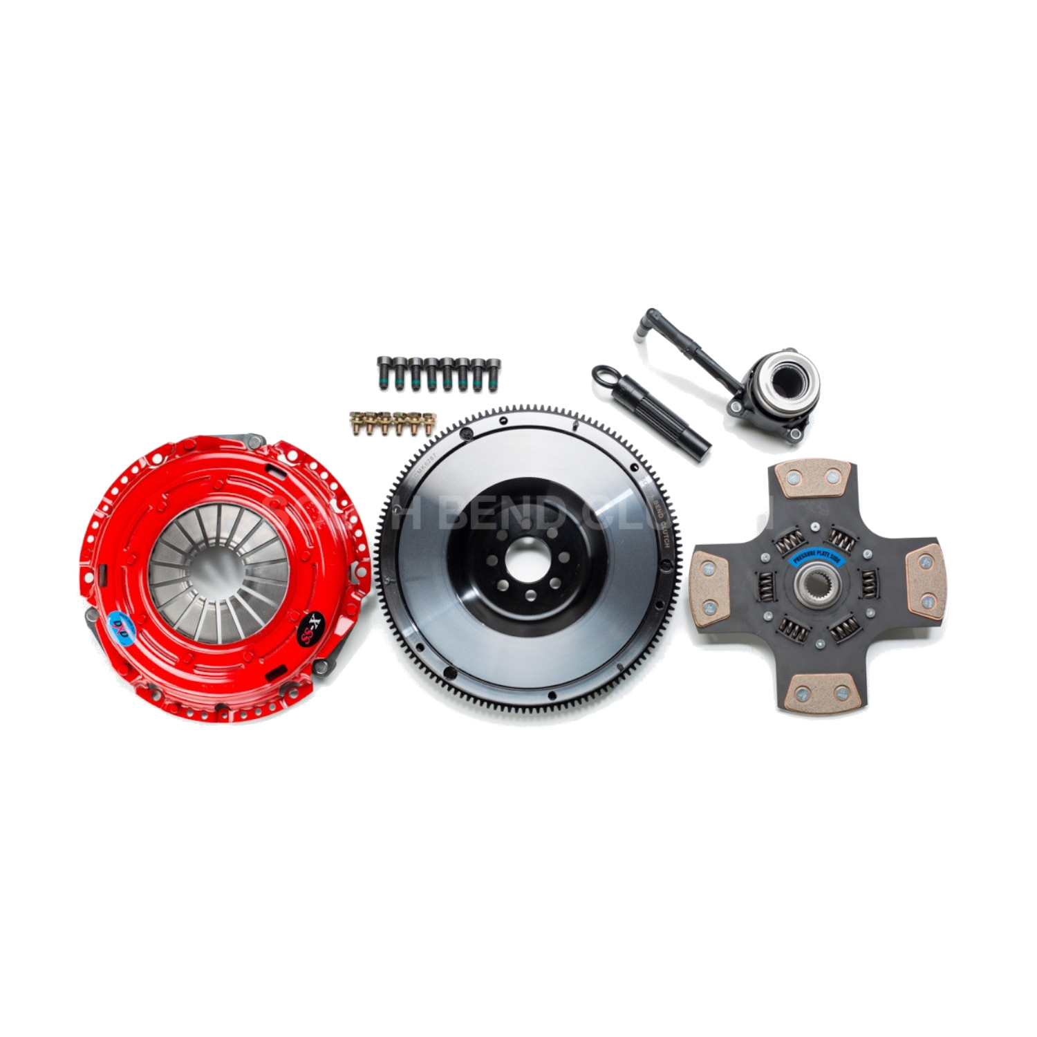 South Bend Clutch Stage 4 Extreme Clutch & Flywheel Kit for Audi A3 8P, Volkswagen B6 Passat / MK1 CC / MK1 EOS / MK2 Beetle / Golf GTI MK5 & More