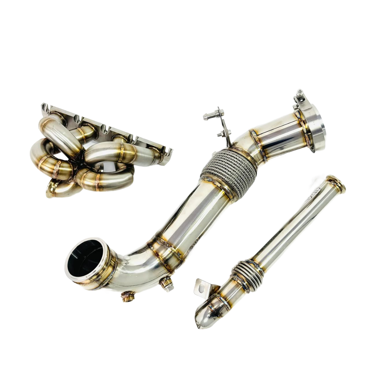 Stainless Steel Manifold & Downpipe Kit — VW Golf GTI / Golf R (MK5/MK6) / Audi A3 / S3 (8P) (2006–2014)