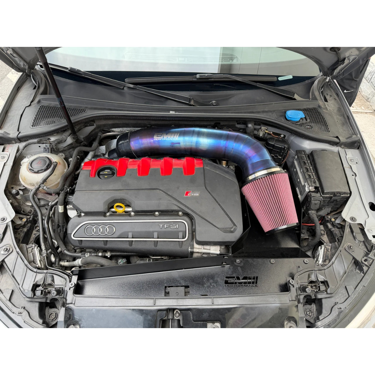 Titanium 5'' Air Intake System with Air Guide — Audi TT RS (8S) / RS3 (8V/8Y) (2017–2023)