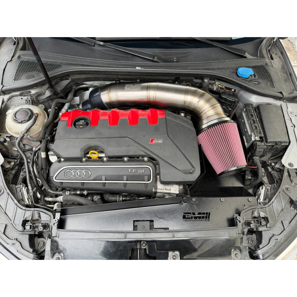Titanium 5'' Air Intake System with Air Guide — Audi TT RS (8S) / RS3 (8V/8Y) (2017–2023)