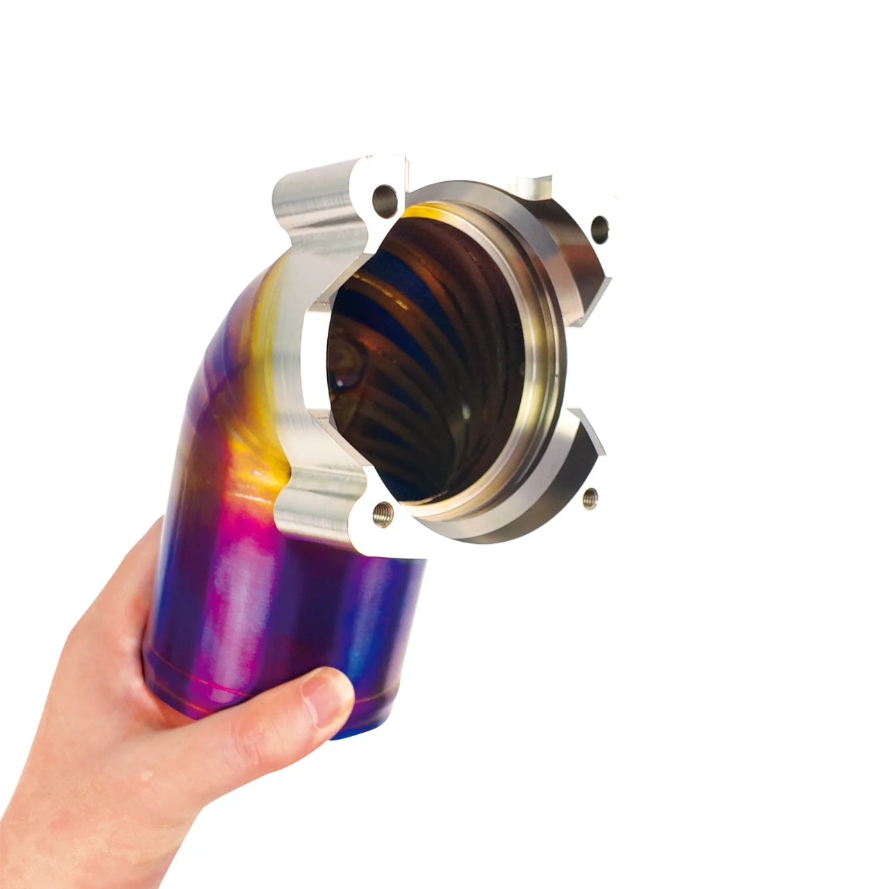 Titanium Throttle Elbow — Audi RS3 (8V8Y) TT RS (8S) (2017–2024)