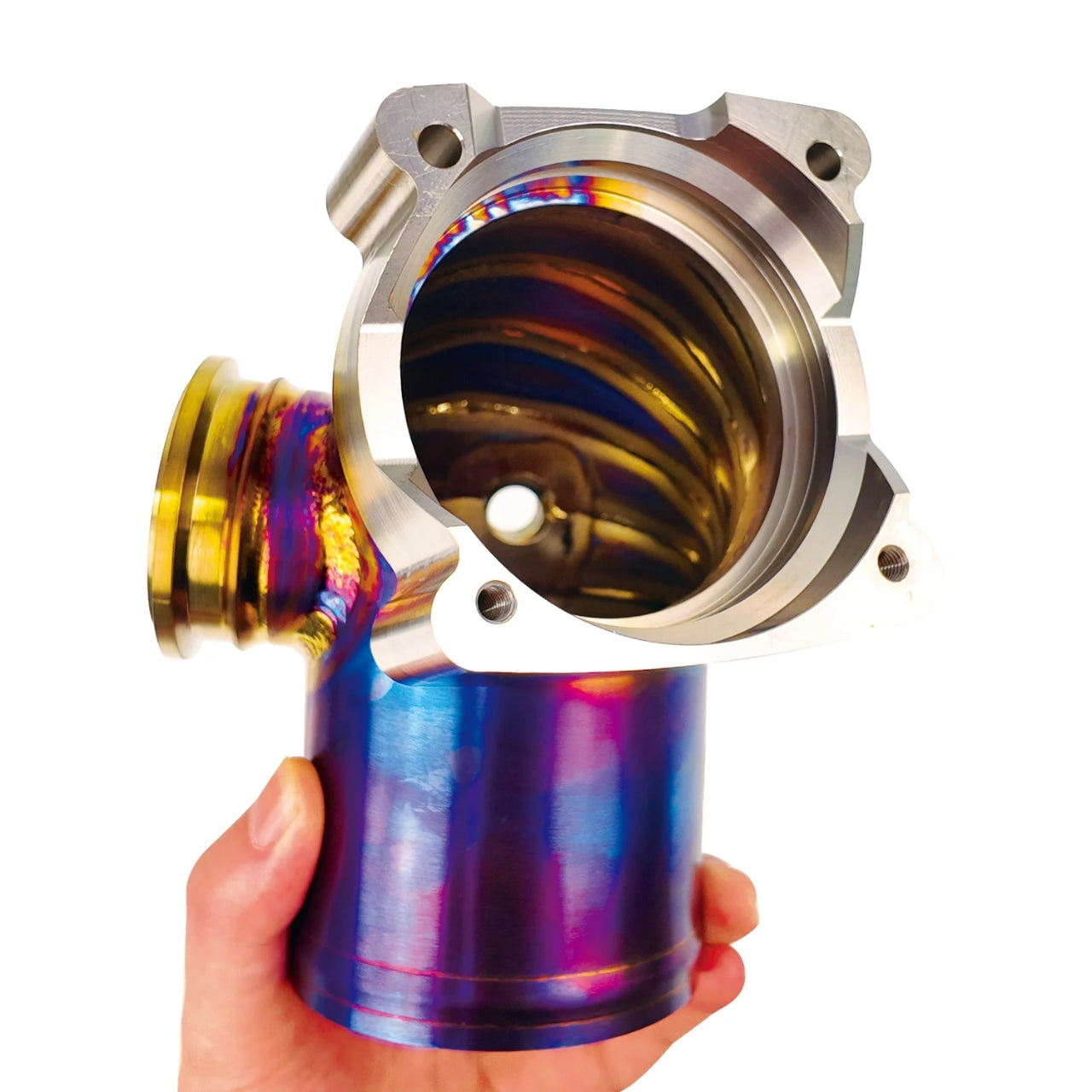 Titanium Throttle Elbow — Audi RS3 (8V8Y) TT RS (8S) (2017–2024)