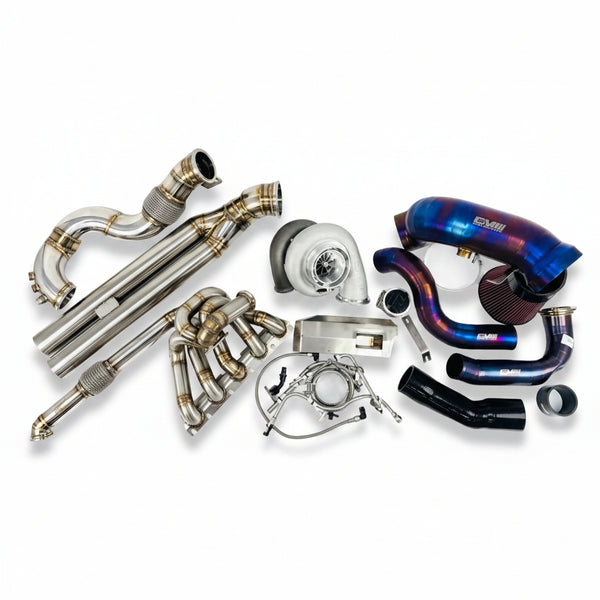 Titanium Top-Mounted Full Frame Turbo Kit — Audi RS3 (8V/8Y) / TTRS (8S) (2017–2024)