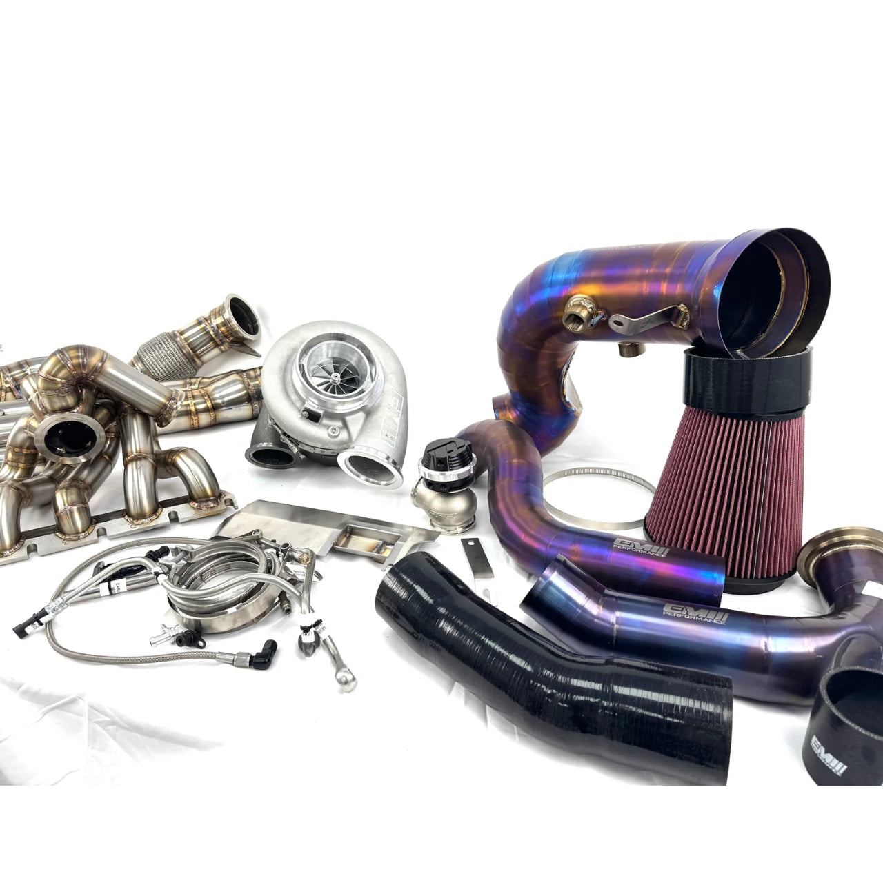 Titanium Top-Mounted Full Frame Turbo Kit — Audi RS3 (8V/8Y) / TTRS (8S) (2017–2024)