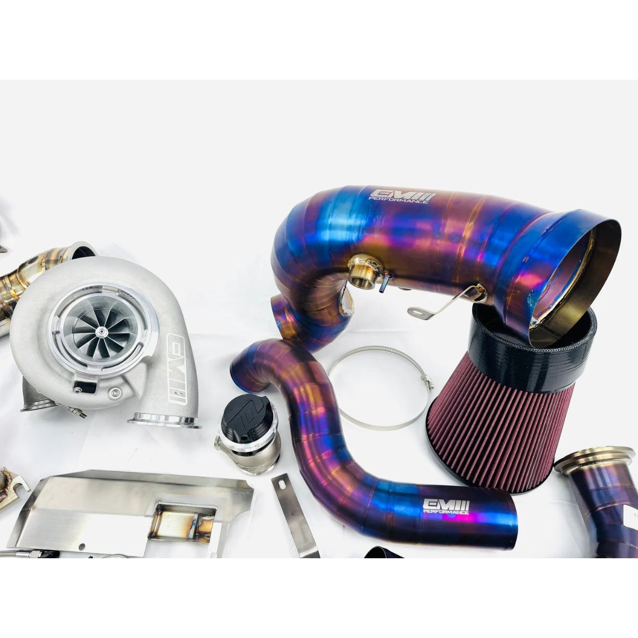 Titanium Top-Mounted Full Frame Turbo Kit — Audi RS3 (8V/8Y) / TTRS (8S) (2017–2024)